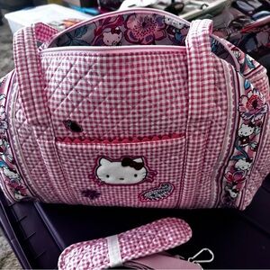 Vera Bradley Limited Edition Hello Kitty Pink Gingham Tote